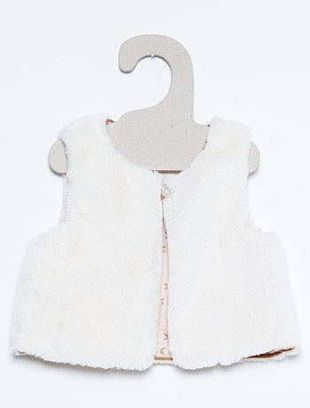 Gilet Sans Manches En Fausse Fourrure Toute Douce Bebe Fille Kiabi 9 Kadolog