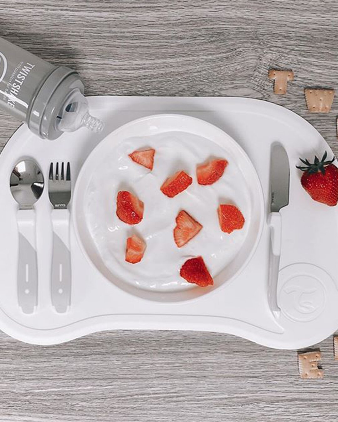 Assiette Enfant Et Set De Table Avec Ventouse Twistshake Kadolog