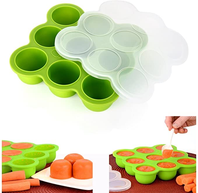 Moule 9 Portions Pour Congeler Les Repas De Bebe Petits Pots De 75 Ml Kadolog