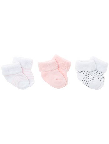 Lot De 3 Paires De Chaussettes Maille Bouclette Bebe Fille Kiabi 4 0 Kadolog