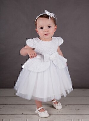 Purchase Wishlist Item Robe De Bapteme Princesse Blanche Dentelle Tulle Bebe Fille Kadolog