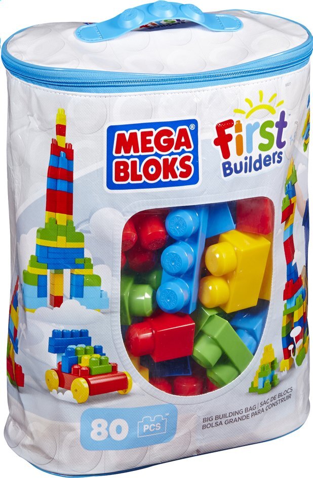 Mega Bloks First Builders Big Building Bag 80 Pièces Kadolog