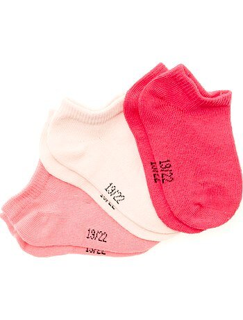 Reservez Le Cadeau Lot De 3 Paires De Chaussettes Invisibles Bebe Fille Kiabi 2 40 Kadolog