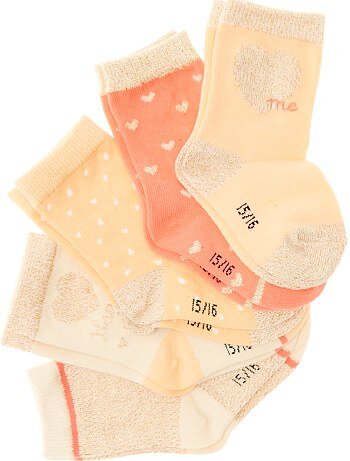 Reservez Le Cadeau Lot De 5 Paires De Chaussettes Motif Fantaisie Bebe Fille Kiabi 6 00 Kadolog