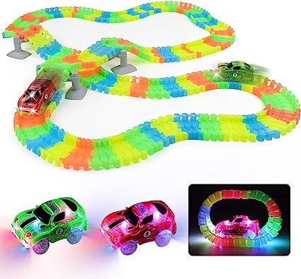 Circuit Voiture Enfant Jeux Enfant 3 Ans Jouet Garcon 3 Ans avec 2 Voiture Enfant 240 Pieces Flexible Circuit Voiture Electrique Petite Voiture Enfant Jouet Enfant 3 4 5 6 7 Ans Garcon Fille Amazon ...