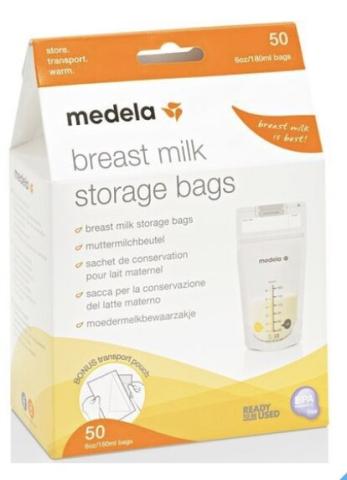 Medela Sacs de conservation pour lait maternel
