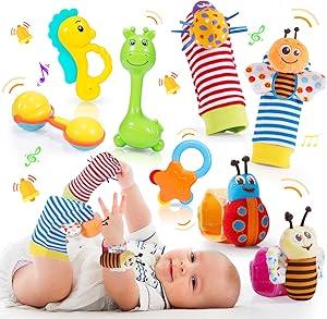 Jouet Bebe 3 6 9 Mois Hochet Bebe 0 3 6 9 Mois Jouet Eveil Bebe 0 6 Mois Bebe Cadeau Enfant 1 an Fille Garcon Jeux Bebe 0 3 Mois Cadeau Nouveau Jouets D Activite