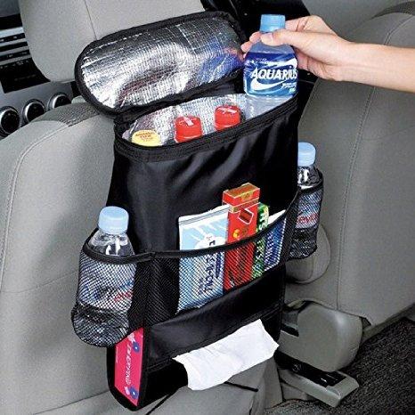 Organisateur de siège de voiture, sac de rangement pour siège auto