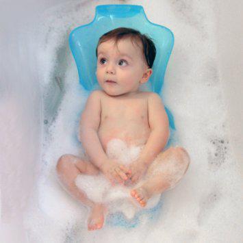 Monsieur Bébé ® Baignoire bébé XL avec transat de bain jouet grip