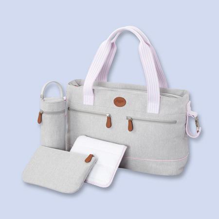 Sac a langer gris et rose new arrivals